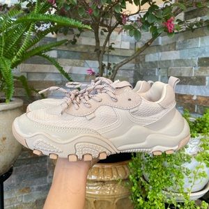 Zara Tan Nude Sneakers